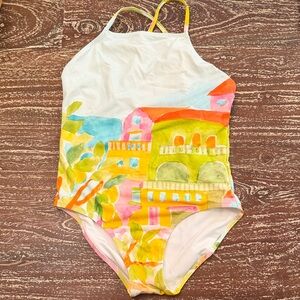 Zara Kids Colorful One Piece Swimsuit